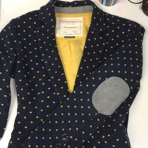 Anthropologie Cartonnier Dotty Knit Blazer